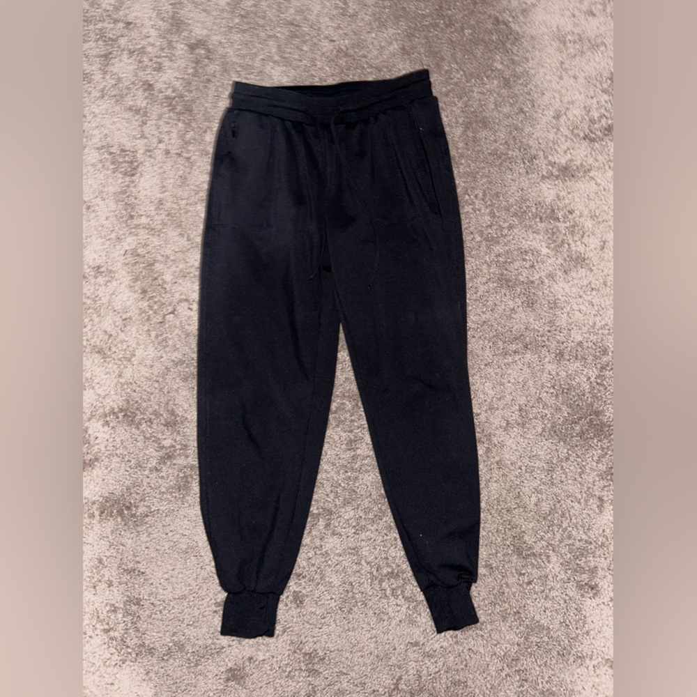 women’s dress pant joggers. black. size xs